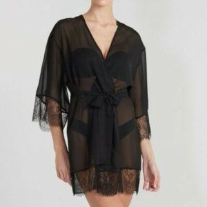Jacalyn Bennett Tulle lace robe JOURNELLE